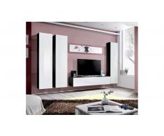 JUSTyou AUR C I Parete attrezzata Nero Bianco