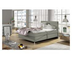 JUSTyou Cosy Letto Vi-Spring Grigio Velours 140x200