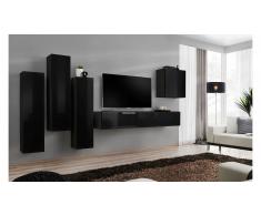 JUSTyou SWOTCH III Parete attrezzata Nero