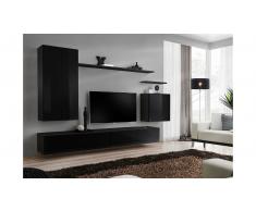JUSTyou SWOTCH II Parete attrezzata Nero