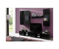 JUSTyou Gordia VIII Parete attrezzata Opaco Nero