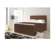 JUSTyou Bolero Letto Vispring 126x180x200 cm Marrone