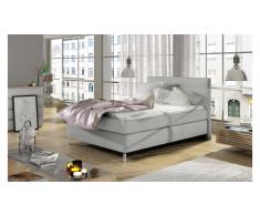 JUSTyou Cosy Letto Vi-Spring Bianco Velours 140x200