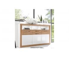 JUSTyou Ginevra Credenza Bianco | Quercia