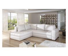 JUSTyou CAMINO Divano angolare 220x265x90 cm Bianco