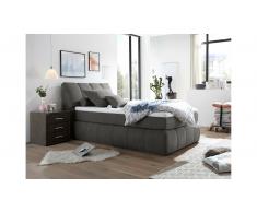 JUSTyou Pierre Letto Vi-Spring Velours 180x200 Marrone