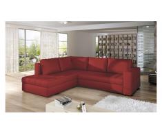 JUSTyou CAMINO Divano angolare 220x265x90 cm Rosso