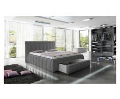 JUSTyou ROMA Letto matrimoniale 174x227x120 Grigio