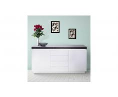 JUSTyou Palmyra III Credenza Bianco opaco | Beton