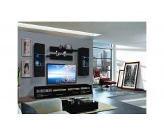 JUSTyou CLIVO C II Parete attrezzata Nero