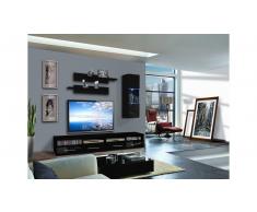 JUSTyou CLIVO C I Parete attrezzata Nero