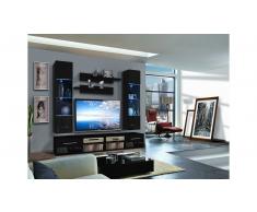 JUSTyou INVONTO F II Parete attrezzata Nero