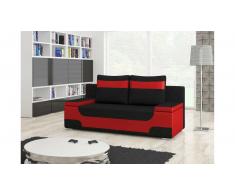 JUSTyou Area Divano Letto Rosso Nero