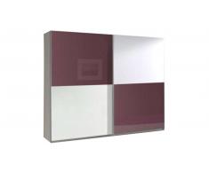 JUSTyou Lux 244|10 Armadio ingresso Viola Bianco