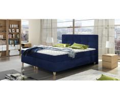 JUSTyou Malta Letto Vi-Spring Blu 140x200