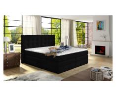 JUSTyou Fendy Letto Vi-Spring Nero 160x200
