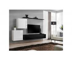 JUSTyou SWOTCH V Parete attrezzata Nero Bianco