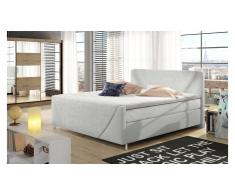 JUSTyou Velvet Letto Vi-Spring Bianco 180x200