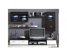 JUSTyou Set Logo I Parete attrezzata Wenge' Bianco