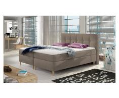 JUSTyou Eden Letto Cappuccino Velours 180x200