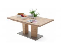 JUSTyou Kongo I Tavolo da pranzo Quercia Bianco 90x140