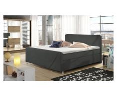 JUSTyou Velvet Letto Vi-Spring Grigio 160x200