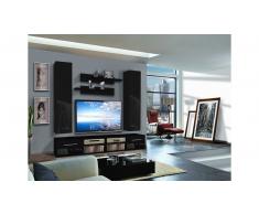 JUSTyou INVONTO D II Parete attrezzata Nero