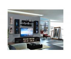 JUSTyou INVONTO B II Parete attrezzata Nero