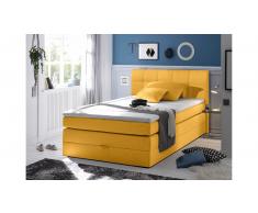 JUSTyou Albany I Letto Vi-Spring 140x200 cm Giallo