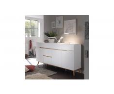 JUSTyou Memphis V Credenza Bianco opaco