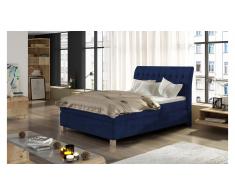 JUSTyou Happy Letto Vi-Spring Blu Velours 140x200