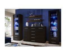 JUSTyou GULINO D Parete attrezzata Wenge' Opaco