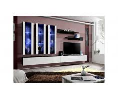 JUSTyou FLI E III Parete attrezzata Nero Bianco