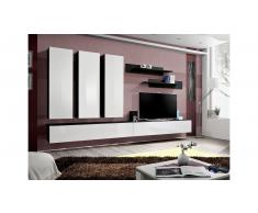 JUSTyou FLI E I Parete attrezzata Nero Bianco