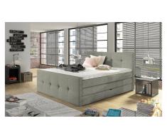 JUSTyou Medino Letto Vi-Spring Grigio 160x200