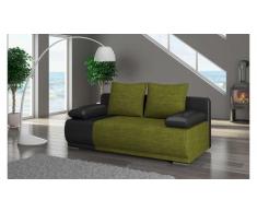 JUSTyou Roma Divano Letto Nero Verde