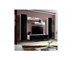 JUSTyou FLI A I Parete attrezzata Bianco Nero