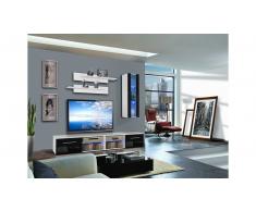 JUSTyou TUBAS B I Parete attrezzata Bianco Nero