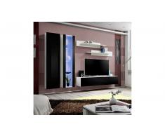 JUSTyou FLI A IV Parete attrezzata Bianco Nero