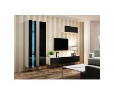 JUSTyou Set Vago N I Parete attrezzata Bianco Nero