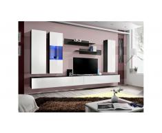 JUSTyou FLI E V Parete attrezzata Nero Bianco