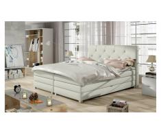JUSTyou Svaro Letto Vi-Spring Bianco 140x200