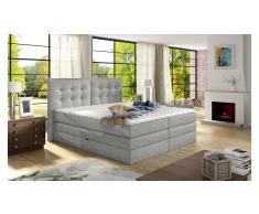 JUSTyou Fendy Letto Vi-Spring Bianco 140x200