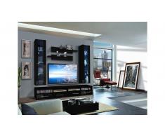 JUSTyou CLIVO E II Parete attrezzata Nero