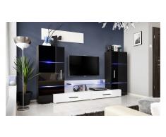 JUSTyou TAWER Parete attrezzata Nero Bianco