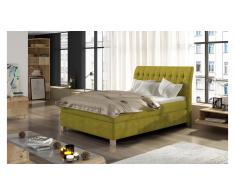 JUSTyou Happy Letto Vi-Spring Giallo Velours 140x200