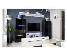 JUSTyou TAWER II Parete attrezzata Nero Bianco