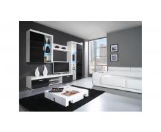 JUSTyou Set Samba B Parete attrezzata Bianco Nero