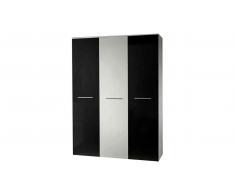 JUSTyou BOG Armadio ad ante Bianco Nero