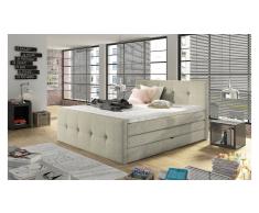 JUSTyou Medino Letto Vi-Spring Panna 160x200